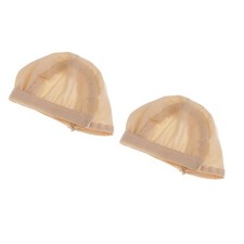 Lot de 2 filets à cheveux tendance pour perruque fixe, accessoires pour poupée