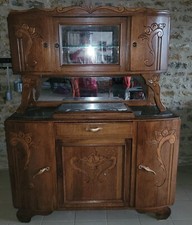 ANCIEN VINTAGE MEUBLE BUFFET DES ANNEES 50-60, RESTAURER UN PEU A L'ARRIERE,