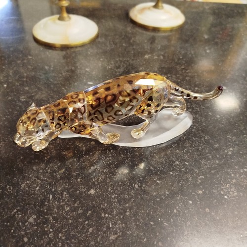 Swarovski statuette jaguar - swarovski,