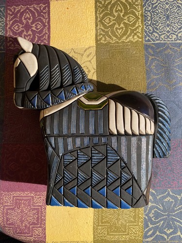 Superbe cheval ceramique - cheval, en