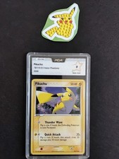 PIKACHU 78/110 EX FANTOME HOLON PCA 9 ANGLAISE + DP PIKACHU  OFFICIELLE NEUVE