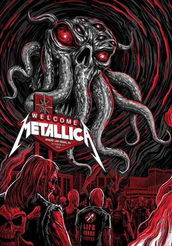 Poster metallica life burns - metallica,
