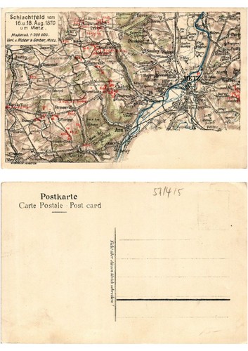 Cpa schlachtfeld 1870 um - ak,