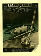 Publicité ancienne aspirateur