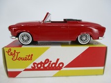 AV691 SOLIDO HACHETTE 1/43 PEUGEOT 403 CABRIOLET 1955 ROUGE REF AJ1271