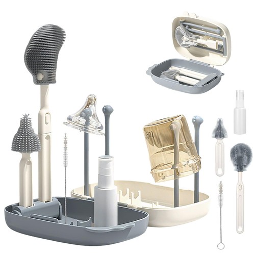 Goupillon biberon silicone - goupillon,