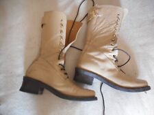 BOTTES CUIR BEIGE - HARLEY DAVIDSON -FEMME T37