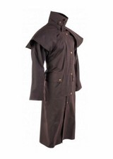 Giaccione Australien Long Imperméable Unisexe En Coton Ciré Lakota