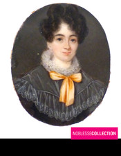 ANTIQUE 1830s FRENCH MINIATURE