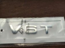 Logo V6 T Chrome Stickers ADHÉSIF Audi