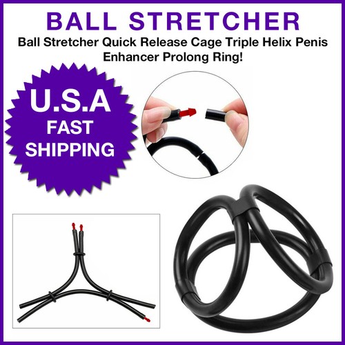 Triple penis ring balls - ring,