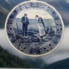 grande assiette murale en belle céramique delft Hollande