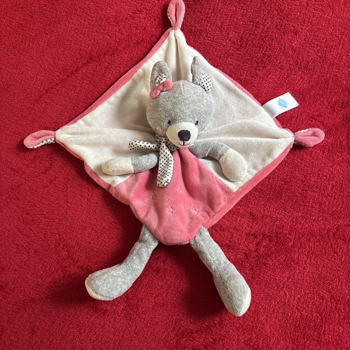 Doudou plat lapin - plat,