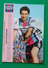 Cyclisme carte cycliste jean - carte,