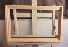 Caisse américaine, Cadre en bois ,Finition naturelle ,Format 55 x 35  cm