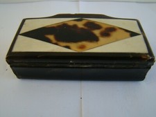 Jolie tabatière époque Napoléon III à décor de parallèlogramme  #1416#