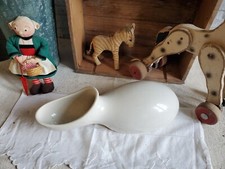 Ancien Urinoir en faience de pexonne couleur blanc