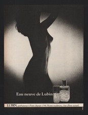 pub papier 1979 parfum LUBIN parfumeur parfums Eau neuve femme nue