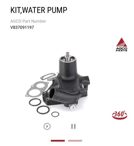 Kit pompe eau massey - kit, a