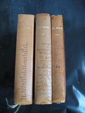 LA BIBLE EN 3 VOLUMES EDITION DU CERF 1955/1956 CLUB FRANCAIS DU LIVRE 18526 EX