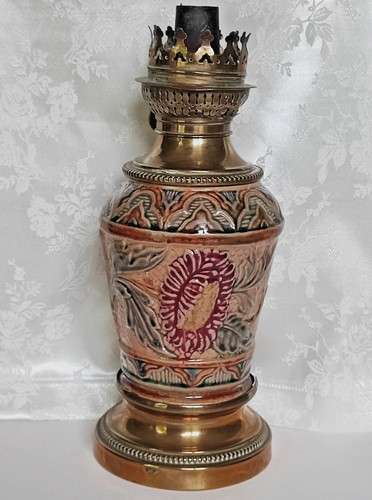 Ancienne lampe pétrole - lampe,
