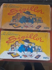 2 boites d'anciens tampons d'ecole metz