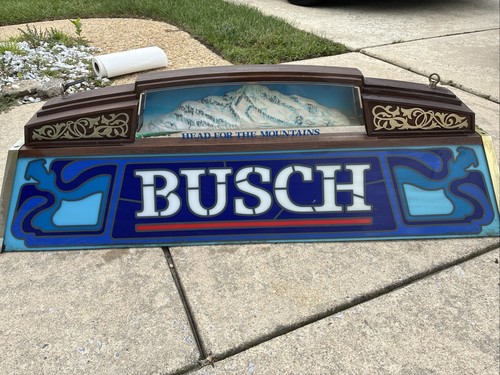 Vintage busch bière piscine - busch,
