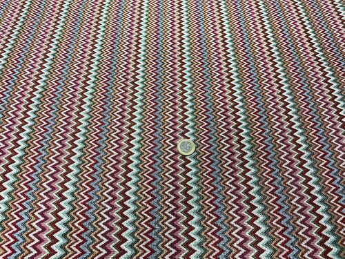 Tissu gobelin jacquard zigzag - jacquard,