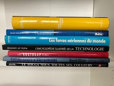[AVIATION]   -  LOT de 7 LIVRES dont FOUGA, NORTHROP, HYDRAVION - TTB