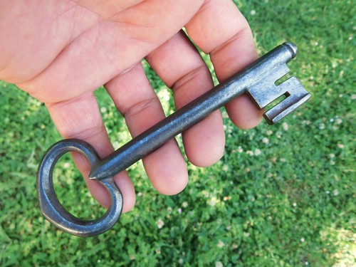 141mm ancienne clé fer - clé, en