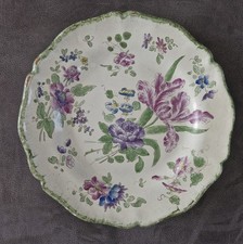 Plat faïence XVIIIe
