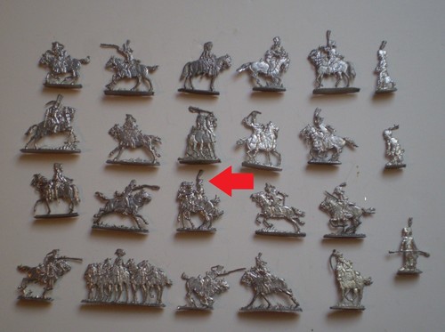 Plats etain cavaliers - d,