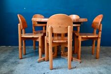 Ensemble en à repas en pin massif Table extensible 5 chaises design scandinave