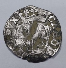 Monnaie Féodale Billon, Demi-Gros Charles III (1582-1608) Duché Lorraine - NANCY