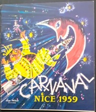 06 NICE CARNAVAL LIVRET DE PRESENTATION DES CHARS PROGRAMME NICE 1959