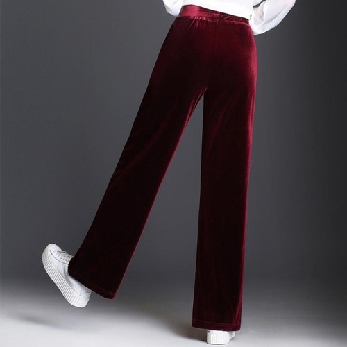 Femme vrac velours pantalon - en,