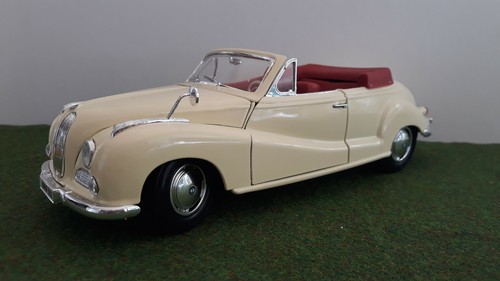 Bmw 502 cabriolet 1955 crème - bmw,