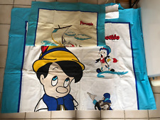 Parure lit  Housse de couette  + taie d'oreiller enfant Disney Pinocchio vintage