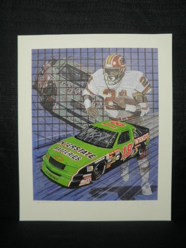 Sam bass signed dale jarrett - sam,