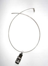 collier ras de cou en argent 925 avec pendentif