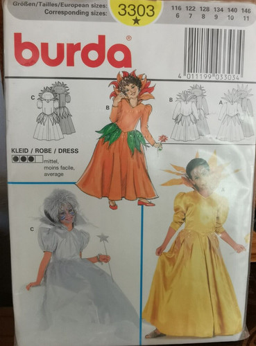 3303 patron burda costume - 3303,