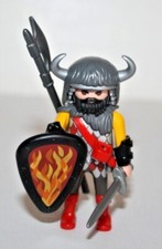 PLAYMOBIL 3327 CHEVALIER GUERRIER DRAGON ROUGE MOYEN AGE 5385