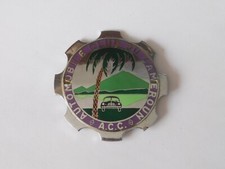 INSIGNE DE CALANDRE EMAIL AUTOMOBILE CLUB DU CAMEROUN ACC  50th 60th