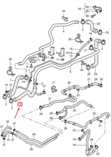 Tuyau de liquide de refroidissement moteur PORSCHE 911 996 99610664162