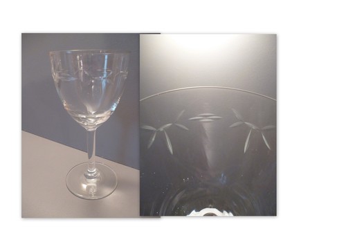 Verre table ancien - table,