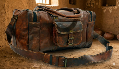Sac cuir amélioré gym - en,