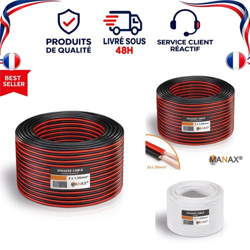 Manax câble haut parleur - haut-parleur, 2