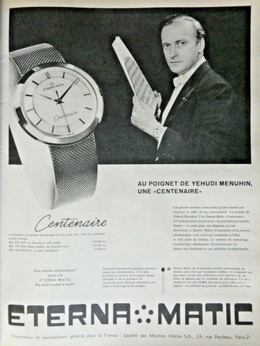 Publicité presse 1957 - de,