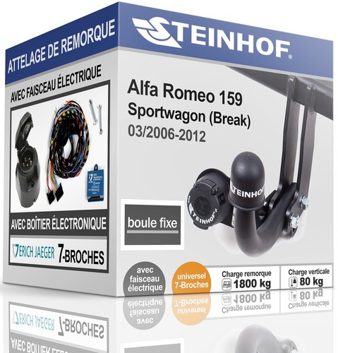 Attelage fixe pour - pour, alfa