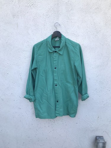 Turquoise welder jacket - welder's, m